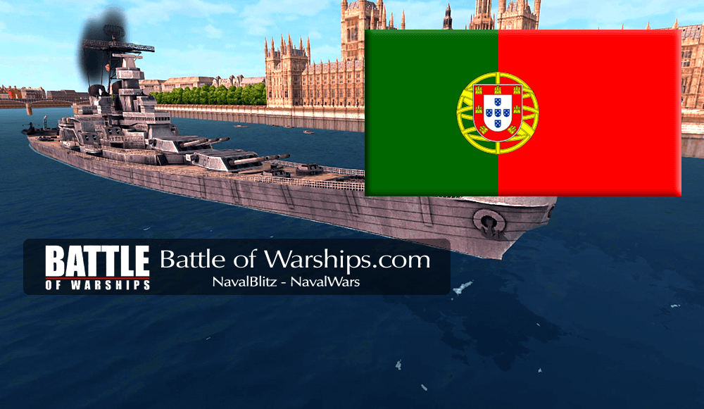 IOWA and PORTUGAL flag - Battle of Warships