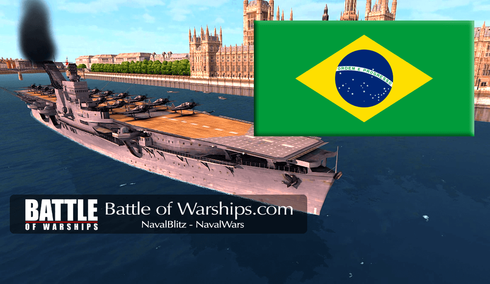 JUNYO and Brazil flag - Battle of Warships