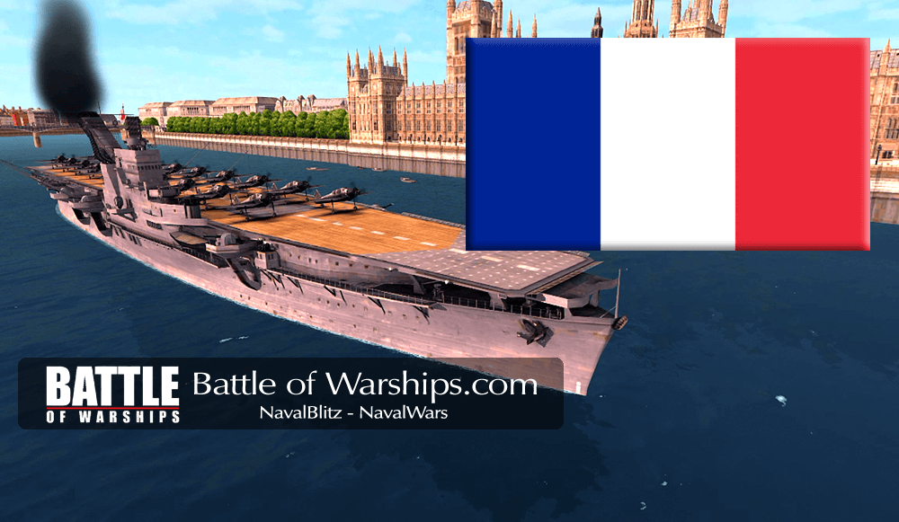 JUNYO and FRANCE flag - Battle of Warships