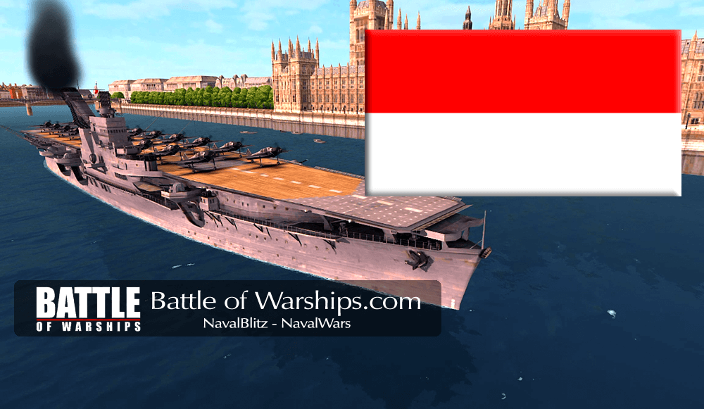 JUNYO and INDNESIA flag - Battle of Warships