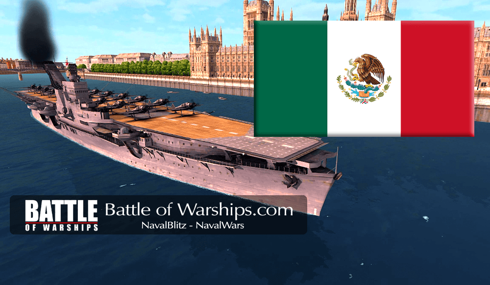 JUNYO and MEXICO flag - Battle of Warships