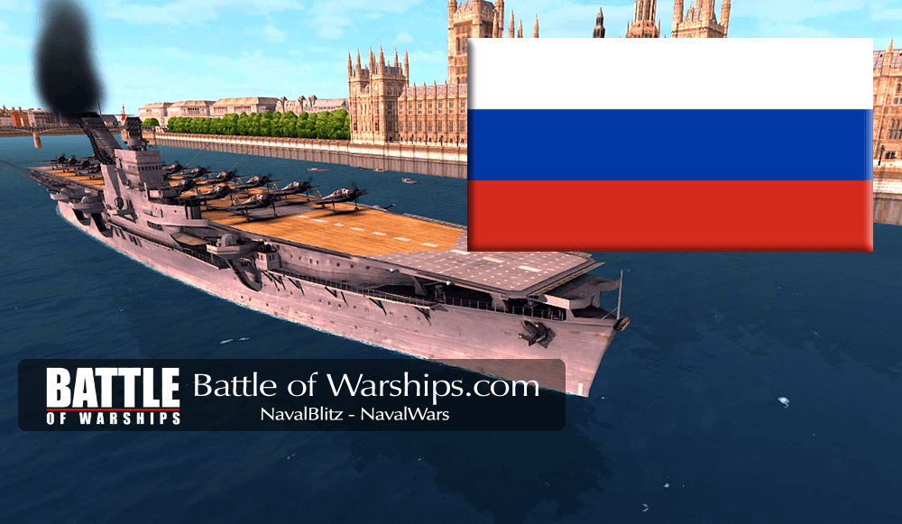 JUNYO and RUSSIA flag - Battle of Warships