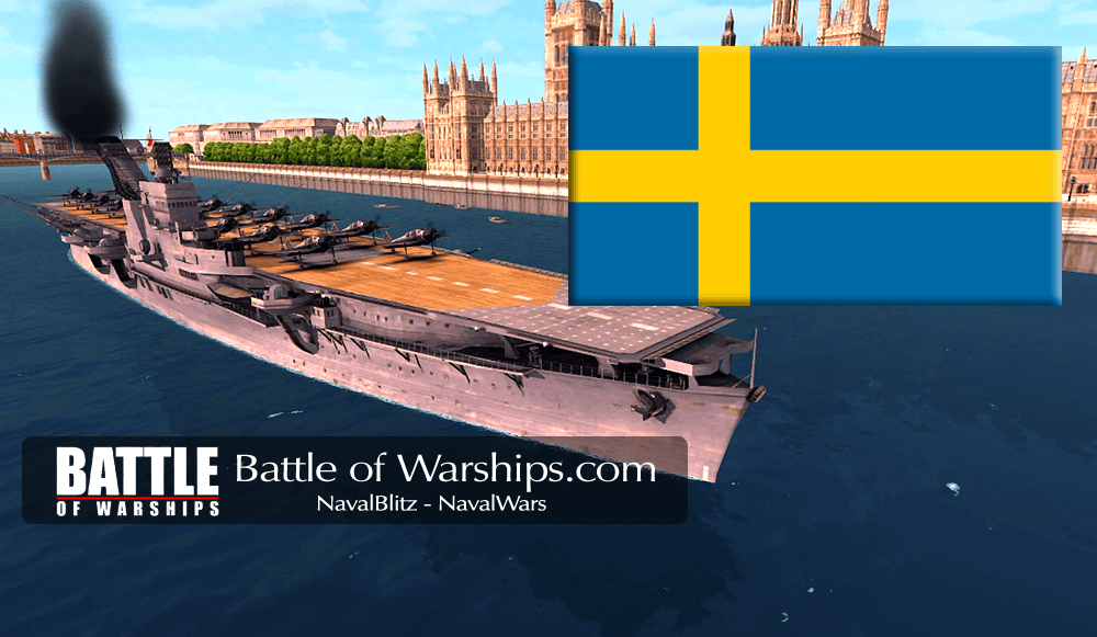 JUNYO and SWEDEN flag - Battle of Warships