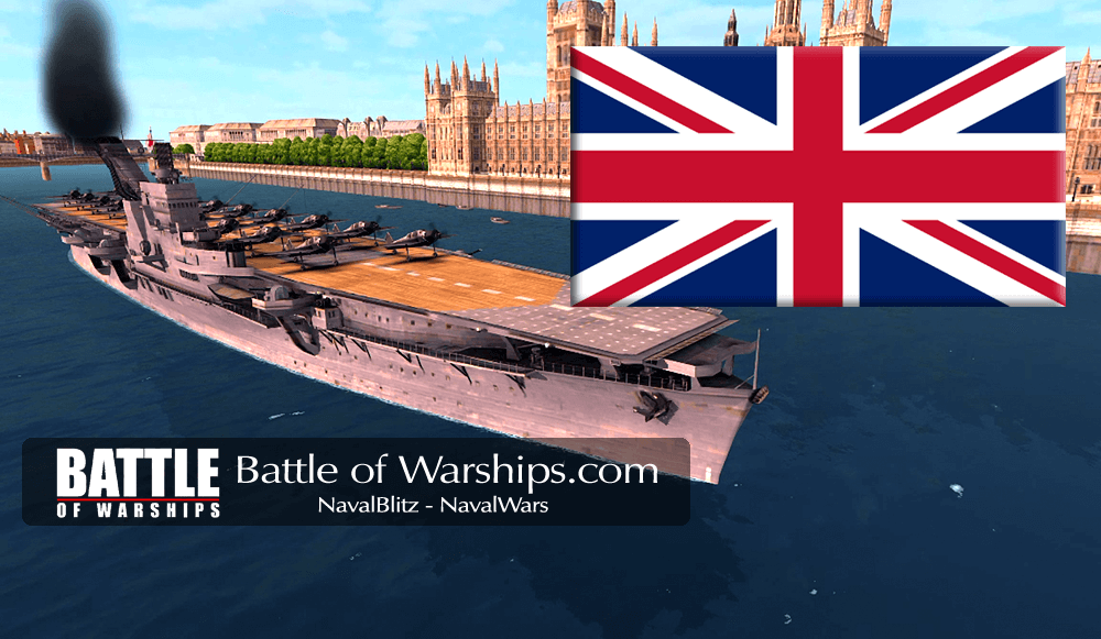 JUNYO and UK flag - Battle of Warships