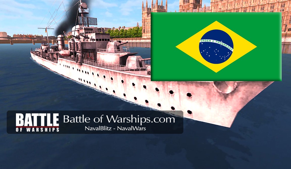 KARL GALSTER and Brazil flag - Battle of Warships