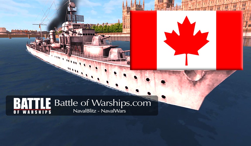 KARL GALSTER and CANADA flag - Battle of Warships