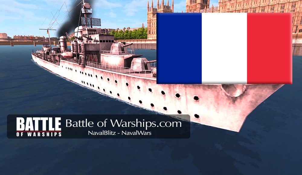KARL GALSTER and FRANCE flag - Battle of Warships