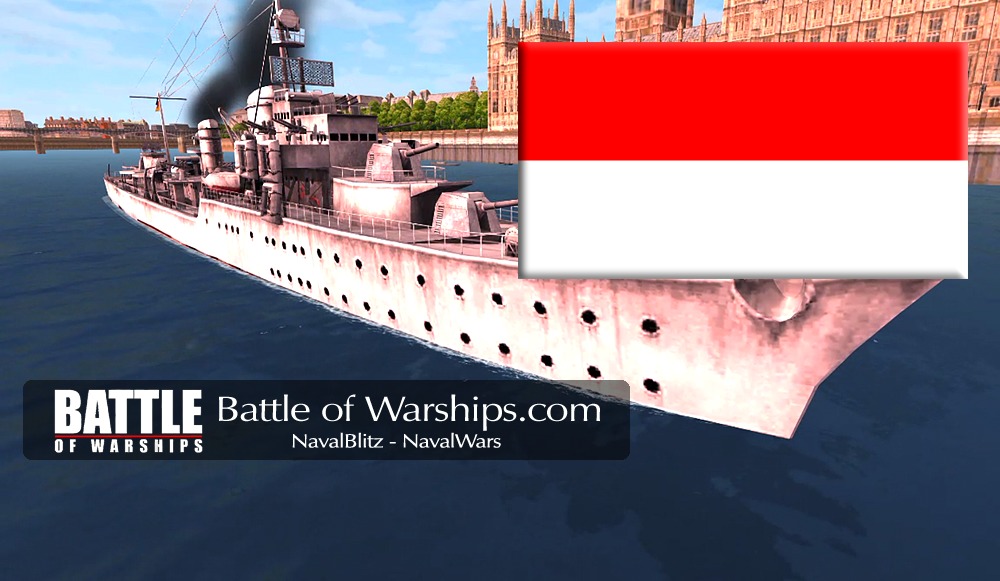 KARL GALSTER and INDNESIA flag - Battle of Warships