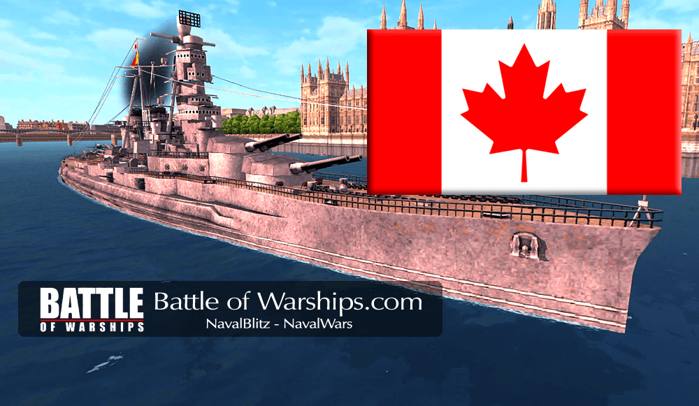 KONGO and CANADA flag - Battle of Warships