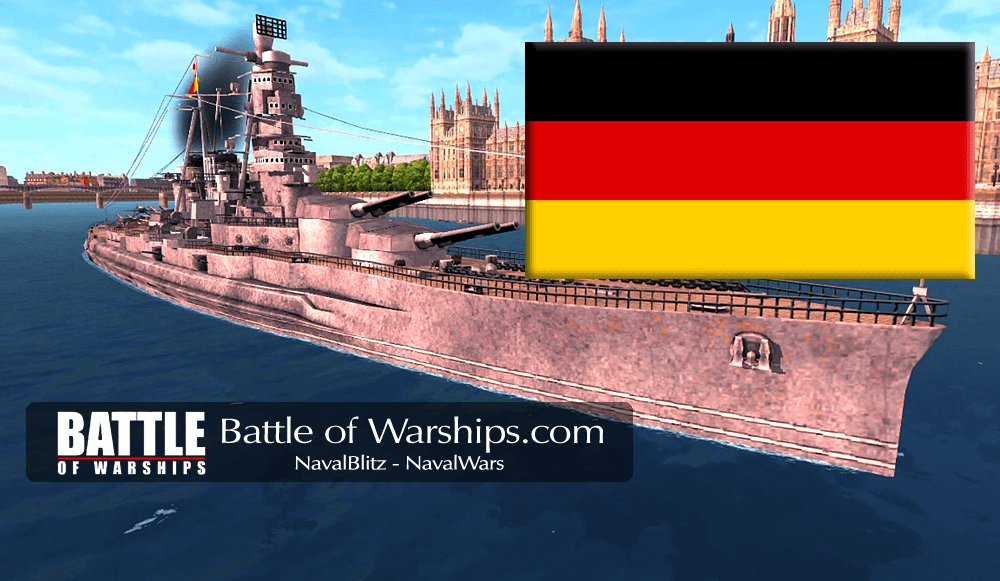 KONGO and GERMANY flag - Battle of Warships