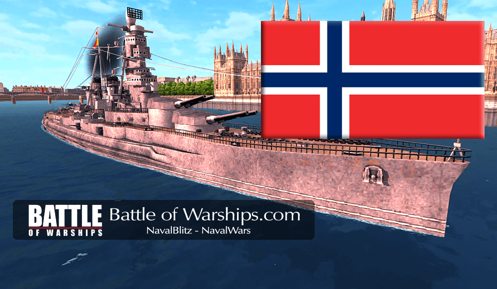 KONGO and NORWAY flag - Battle of Warships