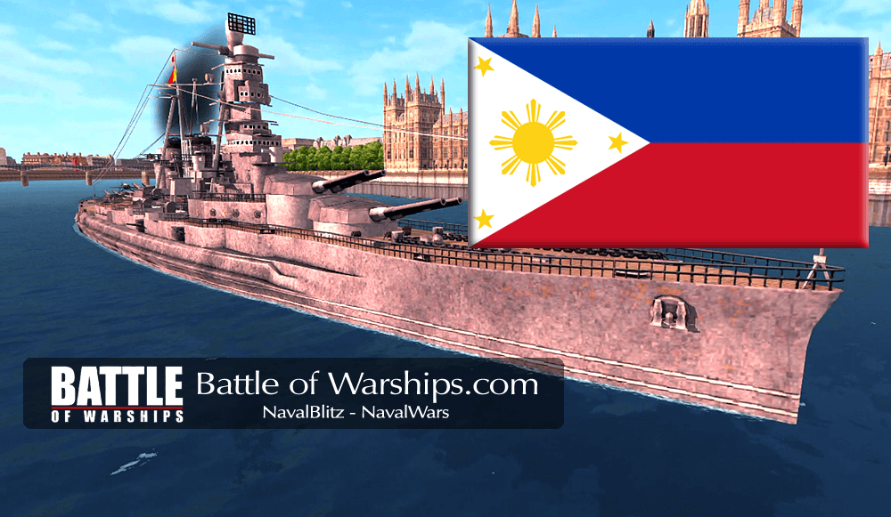 KONGO and PILIPPINES flag - Battle of Warships