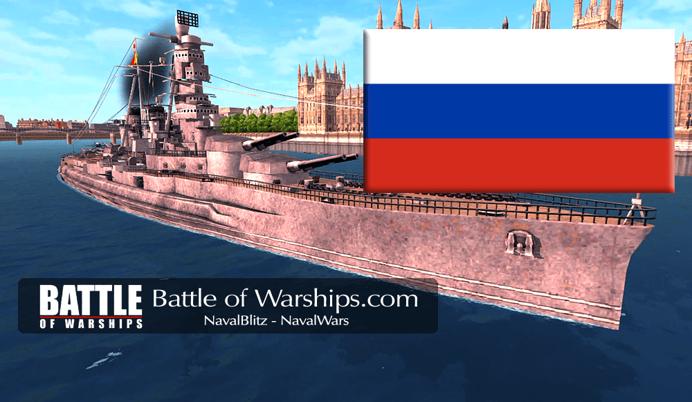 KONGO and RUSSIA flag - Battle of Warships