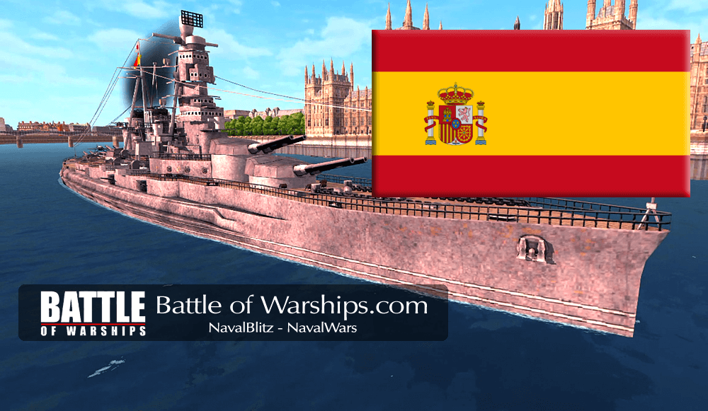 KONGO and SPAIN flag - Battle of Warships