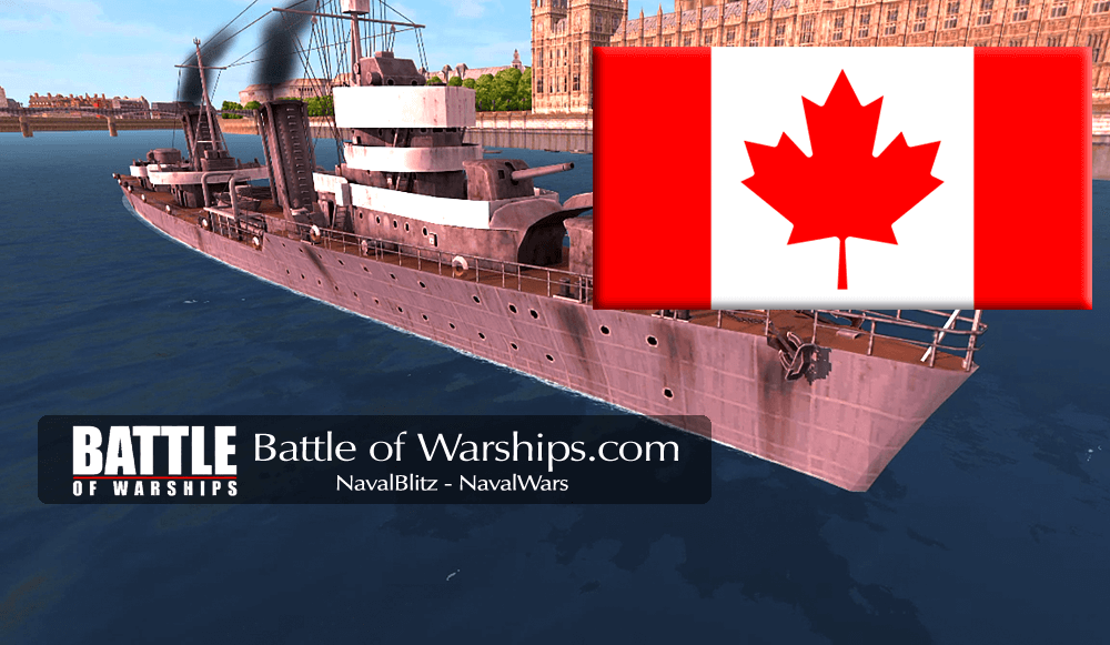 LENINGRAD and CANADA flag - Battle of Warships