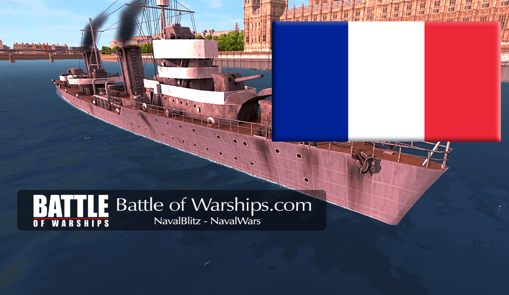 LENINGRAD and FRANCE flag - Battle of Warships