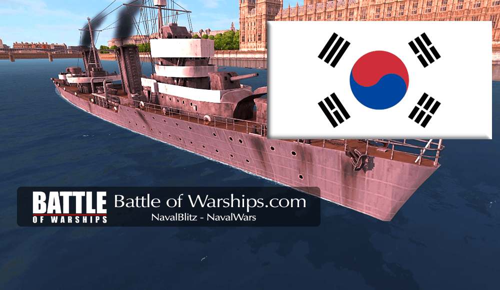 LENINGRAD and KORIA flag - Battle of Warships