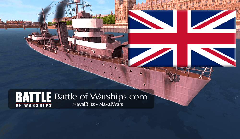 LENINGRAD and UK flag - Battle of Warships