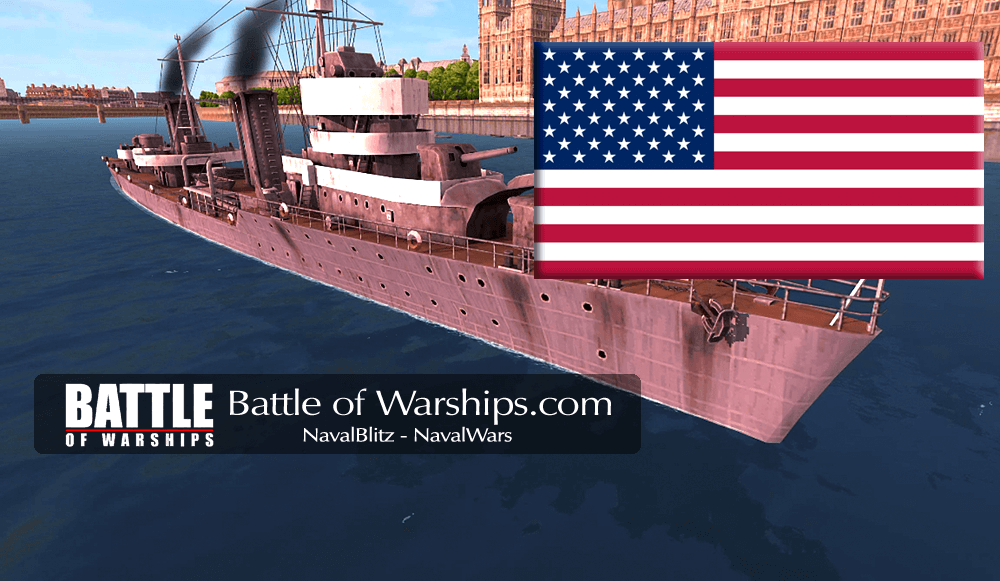 LENINGRAD and USA flag - Battle of Warships