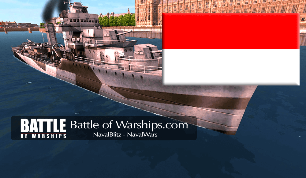MAHAN and INDNESIA flag - Battle of Warships