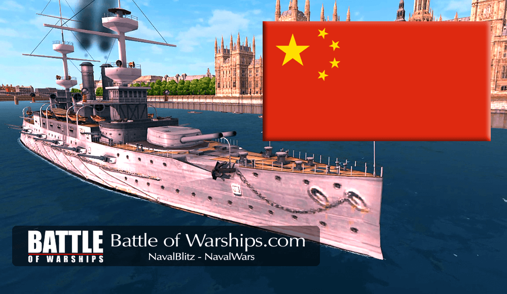 MAJESTIC and CHINA flag - Battle of Warships