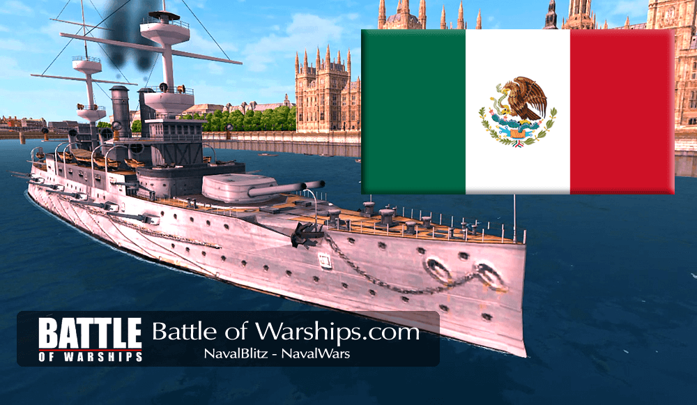 MAJESTIC and MEXICO flag - Battle of Warships