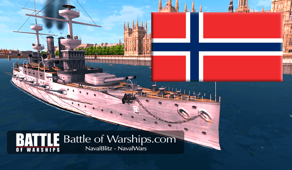 MAJESTIC and NORWAY flag - Battle of Warships
