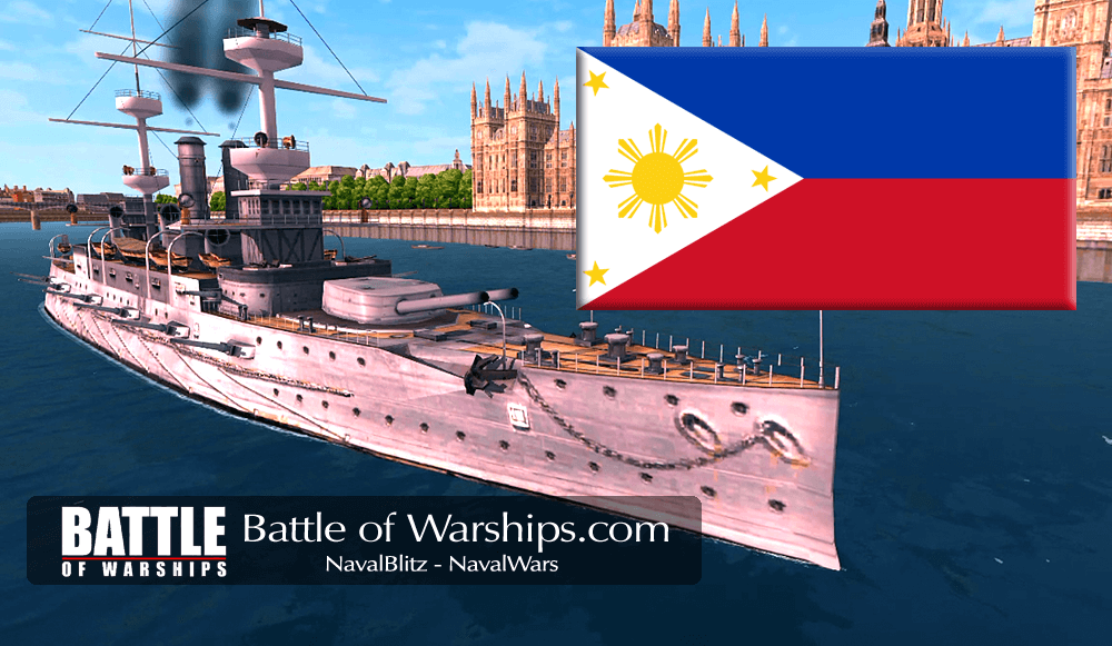 MAJESTIC and PILIPPINES flag - Battle of Warships