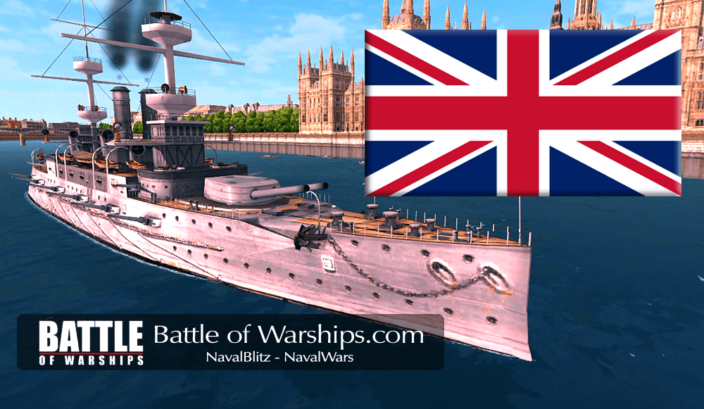 MAJESTIC and UK flag - Battle of Warships