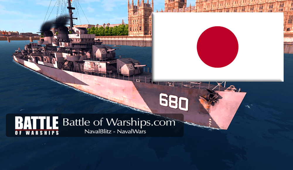 MELVIN and JAPAN flag - Battle of Warships