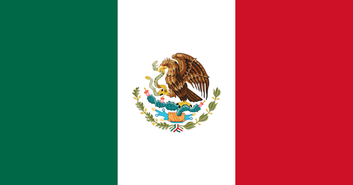 MEXICO Flag - Battle of Warships