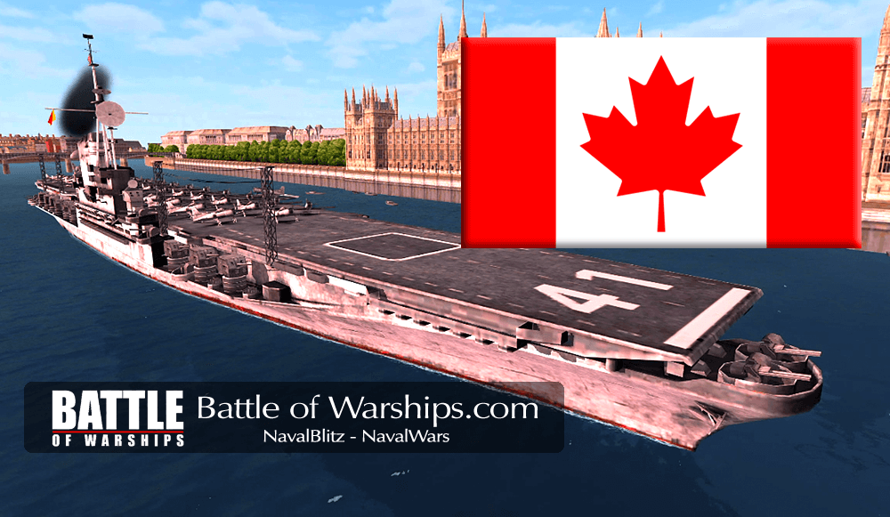 MIDWAY and CANADA flag - Battle of Warships