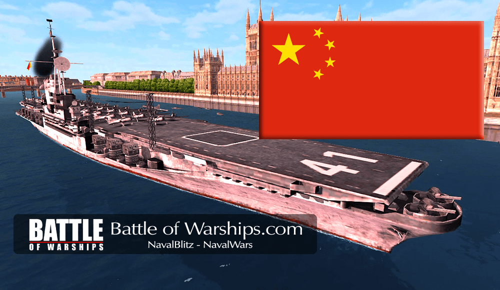 MIDWAY and CHINA flag - Battle of Warships