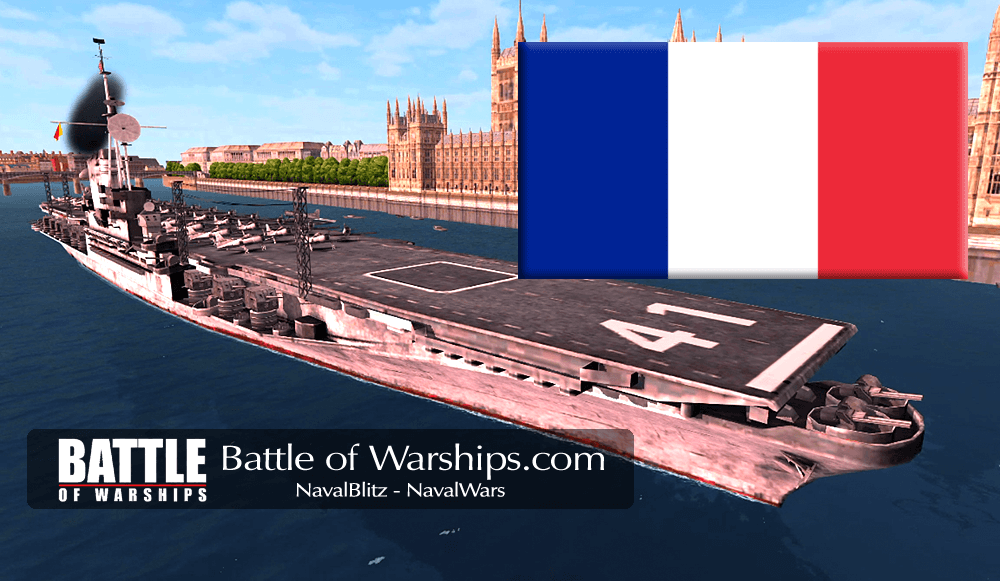 MIDWAY and FRANCE flag - Battle of Warships