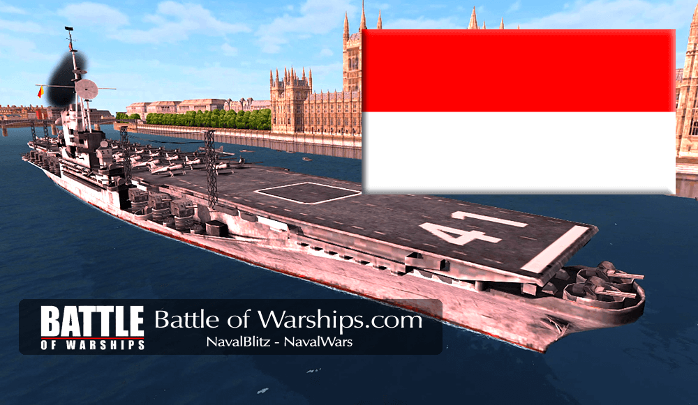 MIDWAY and INDNESIA flag - Battle of Warships