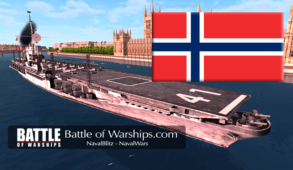 MIDWAY and NORWAY flag - Battle of Warships
