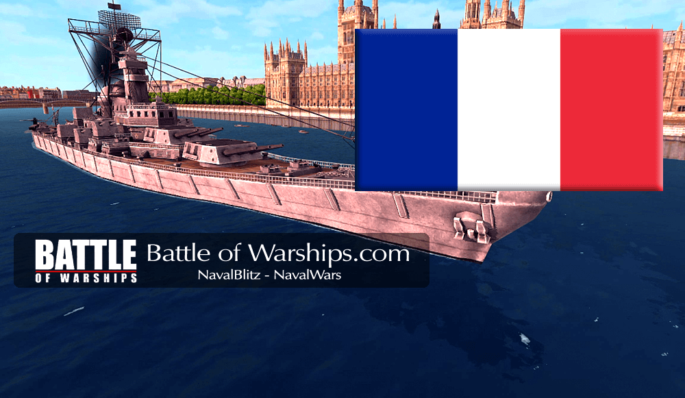 MISSOURI and FRANCE flag - Battle of Warships