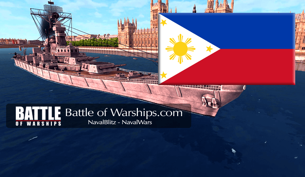 MISSOURI and PILIPPINES flag - Battle of Warships