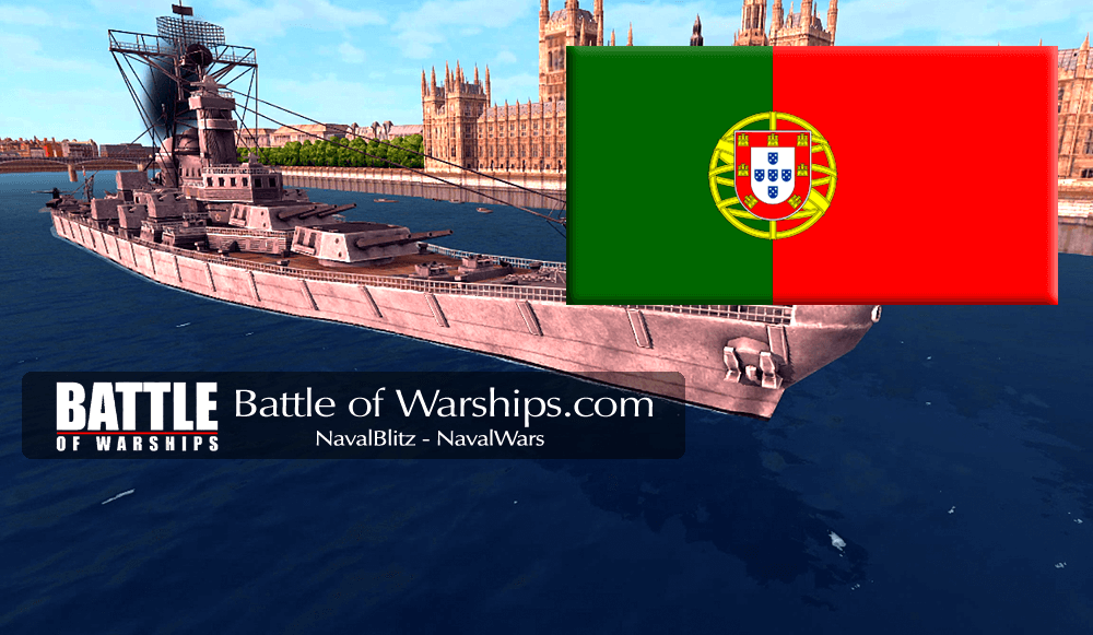 MISSOURI and PORTUGAL flag - Battle of Warships