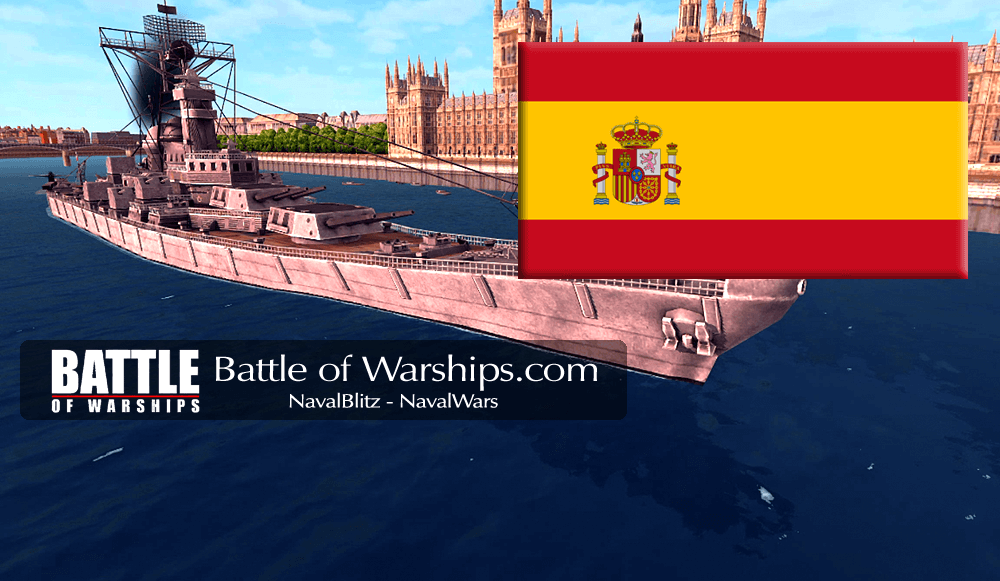 MISSOURI and SPAIN flag - Battle of Warships