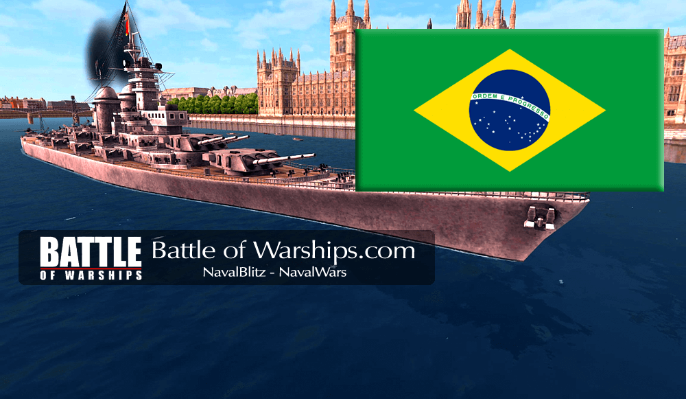 MONTANA and Brazil flag - Battle of Warships