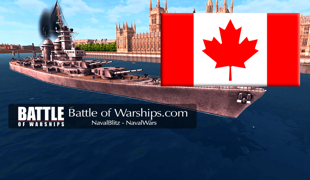 MONTANA and CANADA flag - Battle of Warships