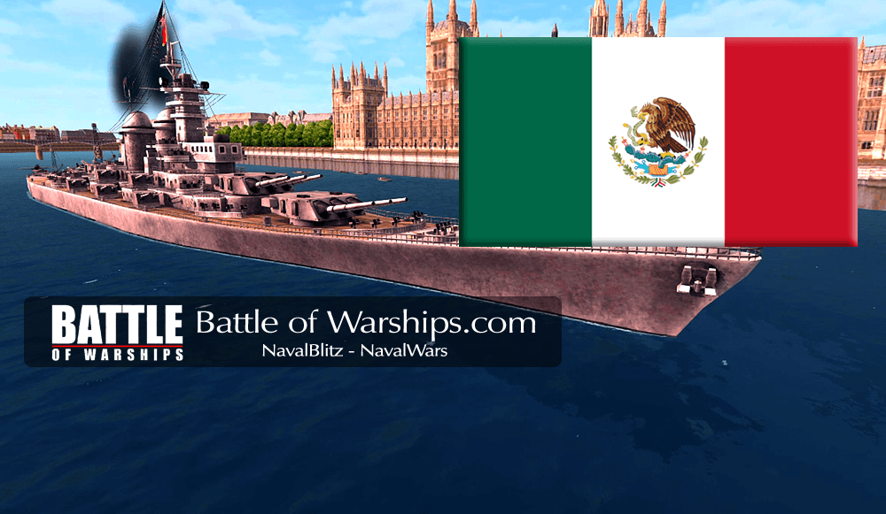 MONTANA and MEXICO flag - Battle of Warships