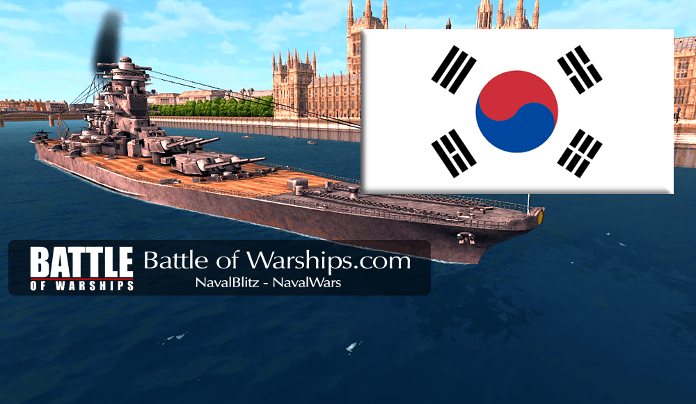 MUSASHI and KORIA flag - Battle of Warships