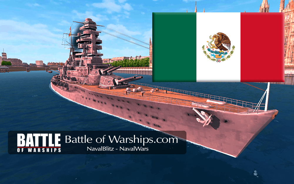 NAGATO and MEXICO flag - Battle of Warships