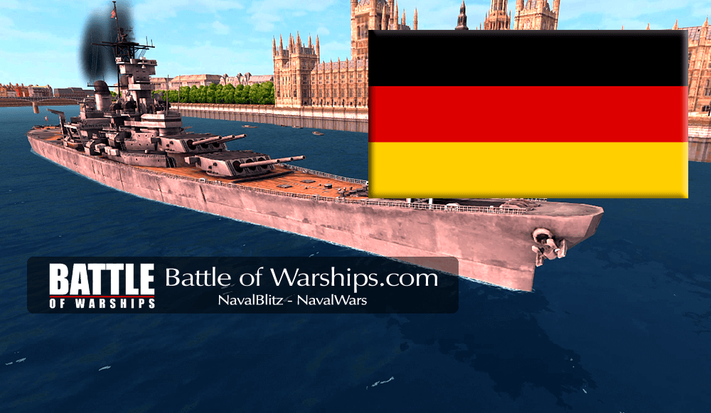 NEW JERSEY and GERMANY flag - Battle of Warships