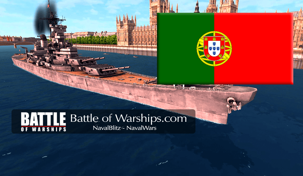 NEW JERSEY and PORTUGAL flag - Battle of Warships