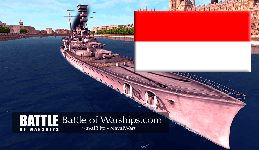REPULSE and INDNESIA flag - Battle of Warships
