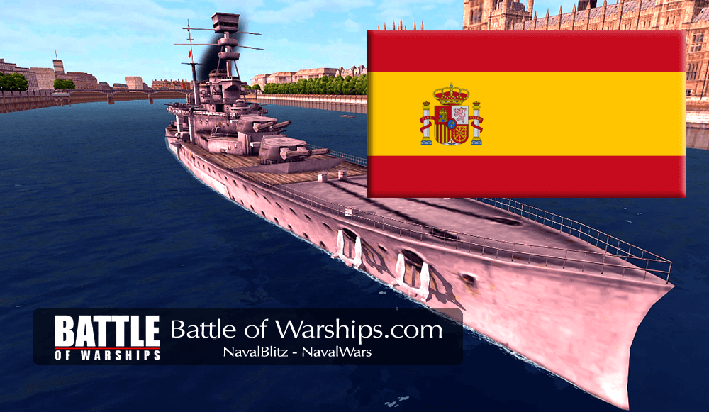 REPULSE SPAIN flag - Battle of Warships