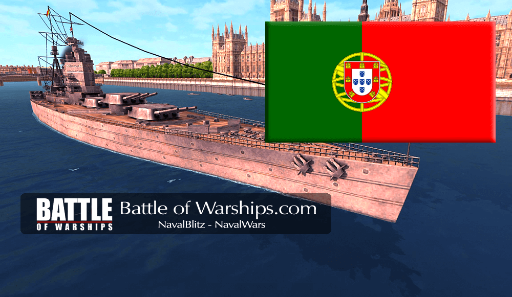 RODNEY PORTUGAL flag - Battle of Warships